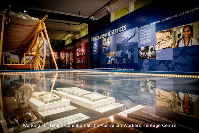 Australian Workers Heritage Centre's Health display