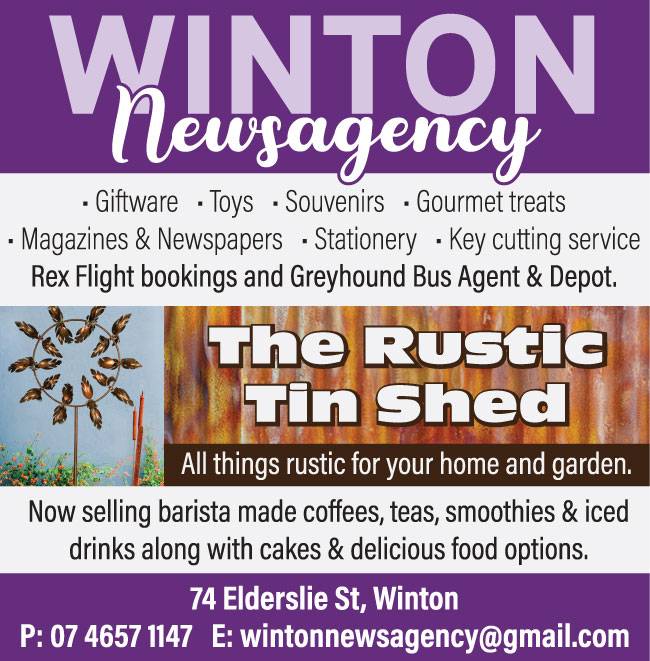 Winton Newsagency 2023 Advertisement